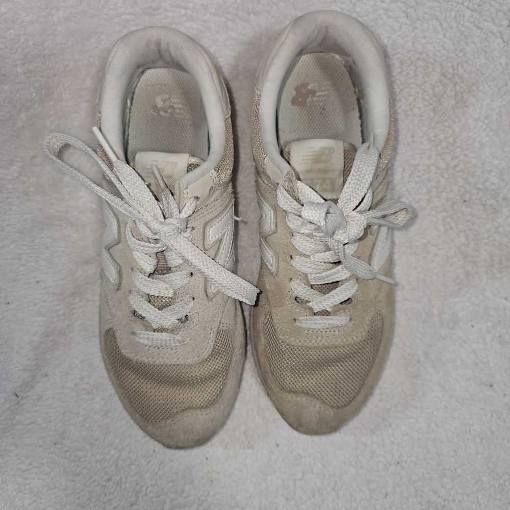 New Balance Womens 574 Stacked Platform Driftwood WL574ZSM - Picture 10 of 15